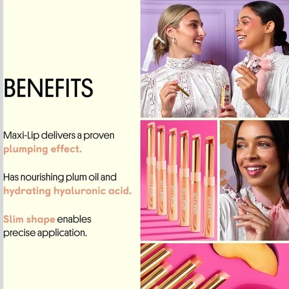 WINKY LUX Skinny Plump Demi-Matte Lipstick - Rose Hotel, NEW - Picture 5 of 10